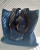 UPCYCLED DENIM TOTE/MEDIUM DARK BLUE