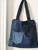 THE POCKET UPCYCLED DENIM TOTE