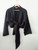 VENUS KIMONO WRAP TOP / BLACK