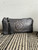 METALLIC PEWTER STUDDED POUCH/SLIM