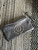 METALLIC PEWTER STUDDED POUCH/SLIM