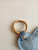 DENIM HEART BAG CHARM
