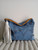 UPCYCLED DENIM SMALL CLUTCH/ No. 7