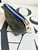 BLUE ZIP CAMO POUCH