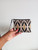 ABSTRACT DIAMOND PRINT POUCH ABSTRACT DIAMOND PRINT POUCH
