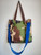 CAMO POP TOTE/CHOCOLATE + COBALT