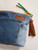 UPCYCLED DENIM SMALL CLUTCH/ No. 9