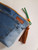UPCYCLED DENIM SMALL CLUTCH/ No. 9
