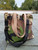 CAMO POP TOTE/ WHEAT + BLACK