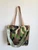 CAMO POP TOTE/ WHEAT+TIPPED MINT
