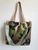 CAMO POP TOTE/ WHEAT+TIPPED MINT