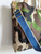 CAMO POP TOTE/ WHEAT+TIPPED COBALT
