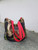 CAMO POP TOTE/ NEON RED + BLACK