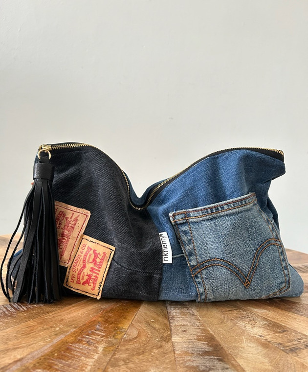 BB PATCHWORK/LEVI CLUTCH