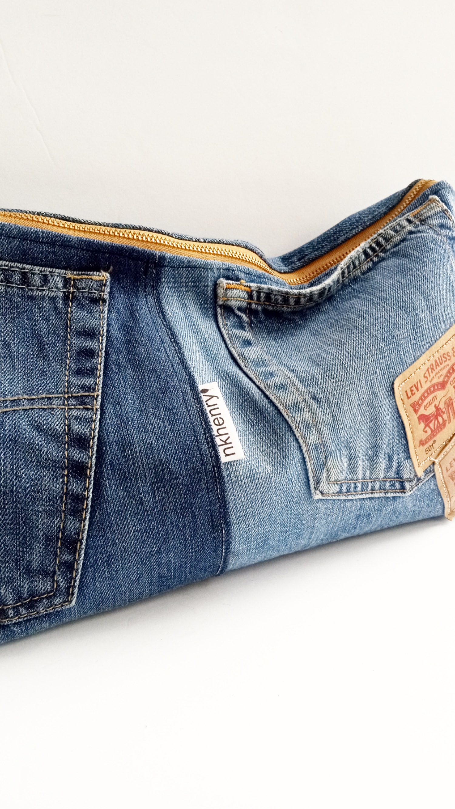PATCHWORK LEVI/DENIM CLUTCH