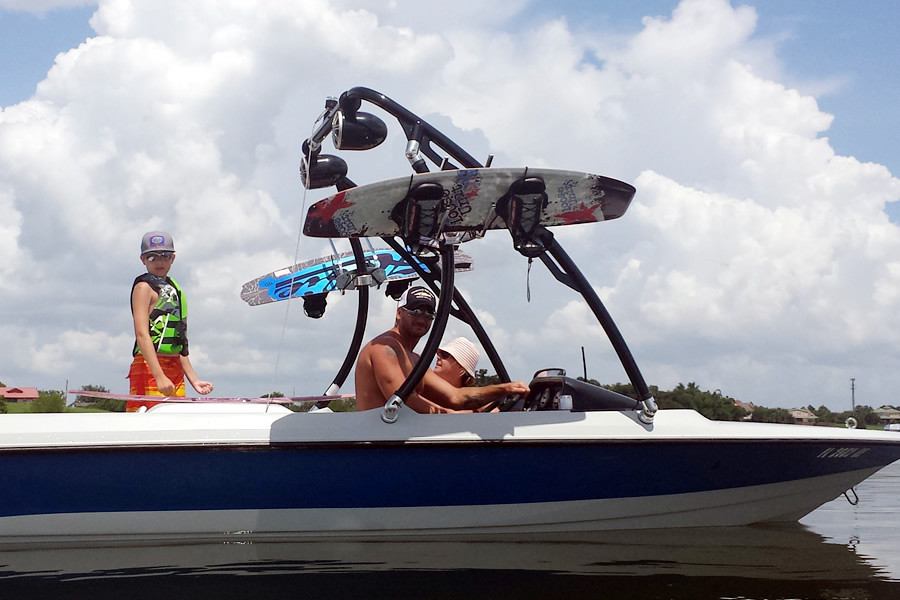 Ascent 2.0 Black Wakeboard Tower | Aerial Wakeboarding