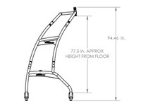 F250 Universal Pontoon Boat Wakeboard Tower