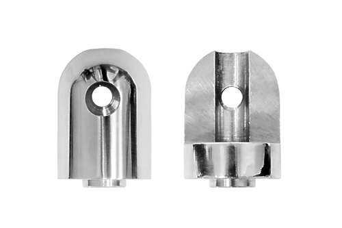 Front and Back View of Replacement Through Hole Joint for Wakeboard Towers  (2012 or Newer) 