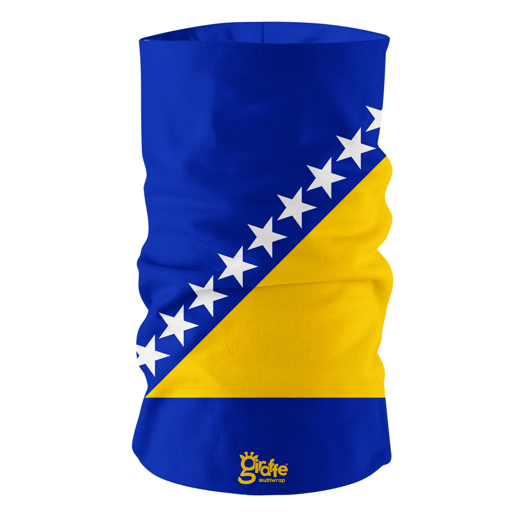 Bosnia Herzegovina  National Flag Bandana Multi-functional Headwear Tube scarf