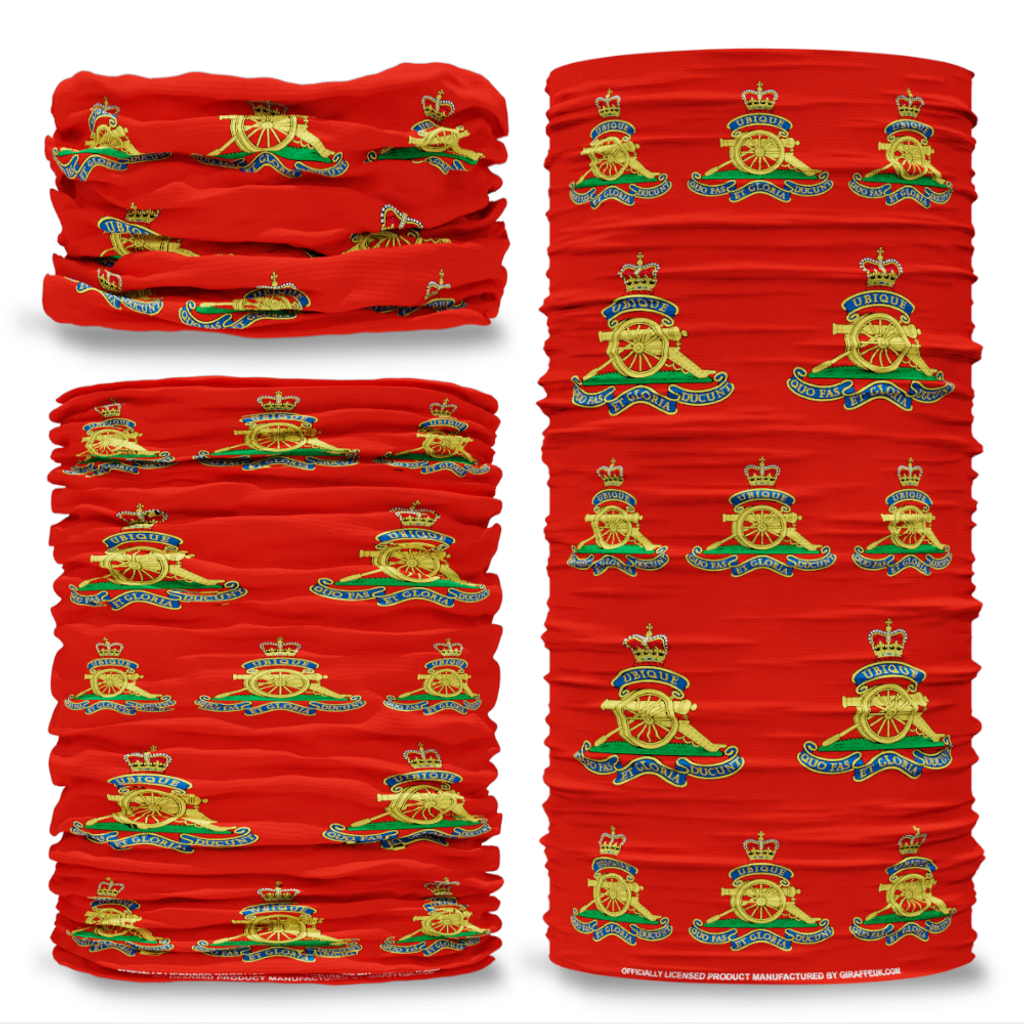 MOD Royal Artillery British Army Red Multifunctional bandana headwear multiwrap snood