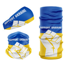 Ukraine Ukrainian National Flag  G-UKR2 Support Bandana Multi-functional Headgear Tube scarf