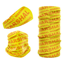 Marshal Yellow and Orange MARS-3  snood bandana seamless multifunctional headwear headband
