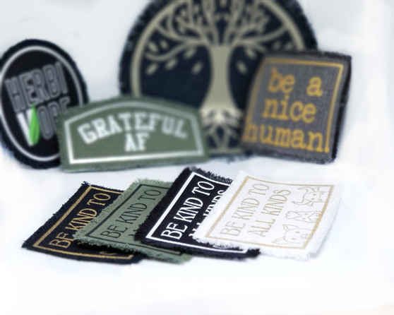 Be Kind To All Kinds Vegan Iron On Patch Be Kind To All Kinds Vegan Iron On Patch