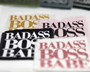 Badass boss babe patches in personalized colors.