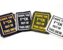 Funny carpe diem iron on patch in various colorways.