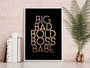 Big Bad Bold Boss Babe poster.