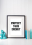 Protect Your Energy Printable Poster