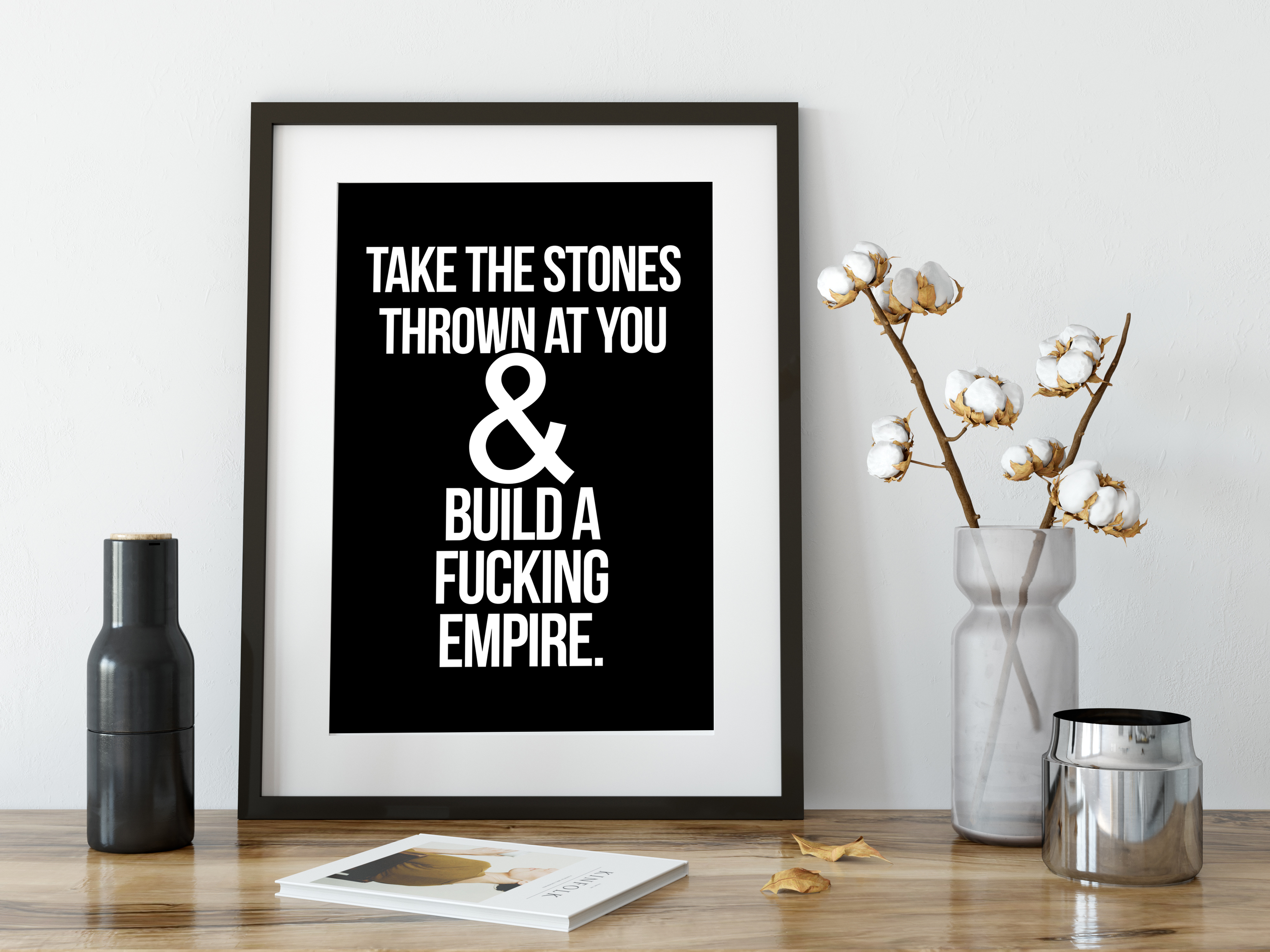 Build A F*cking Empire Printable Poster