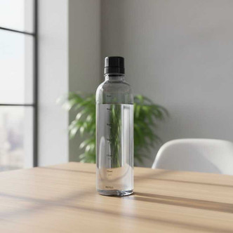 Black Transparent Water Bottle NEUHAUS ZEN [[product_type]]