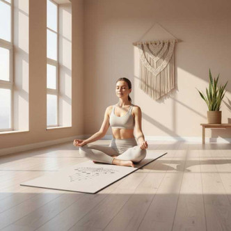 Compact | Meditate Happy Suede TPE - 4mm Thickness NEUHAUS ZEN [[product_type]]