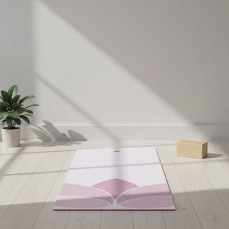 Compact | Purple Flower Suede TPE - 4mm Thickness NEUHAUS ZEN [[product_type]]