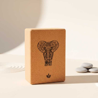 Cork Yoga Brick - Majestic Elephant NEUHAUS ZEN [[product_type]]