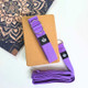 Large Purple D-Ring Yoga Belt NEUHAUS ZEN [[product_type]]