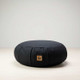 NEUHAUS ZEN black Zafu meditation cushion for posture support and mindful sitting