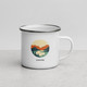Sunset Trail coffee Enamel Mug