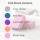 Compact Love and Life yoga mat available in five colour options.