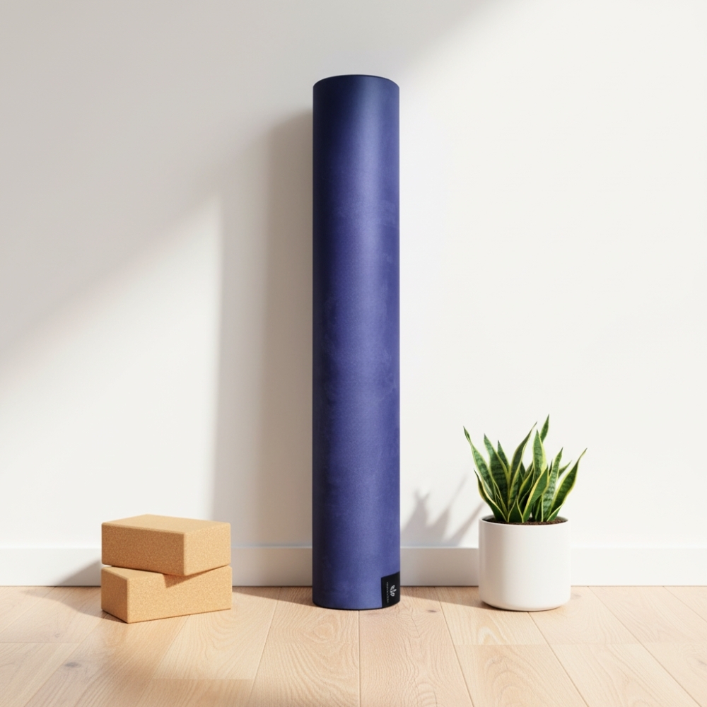 Orange PU Rubber Non Slip Yoga Mat