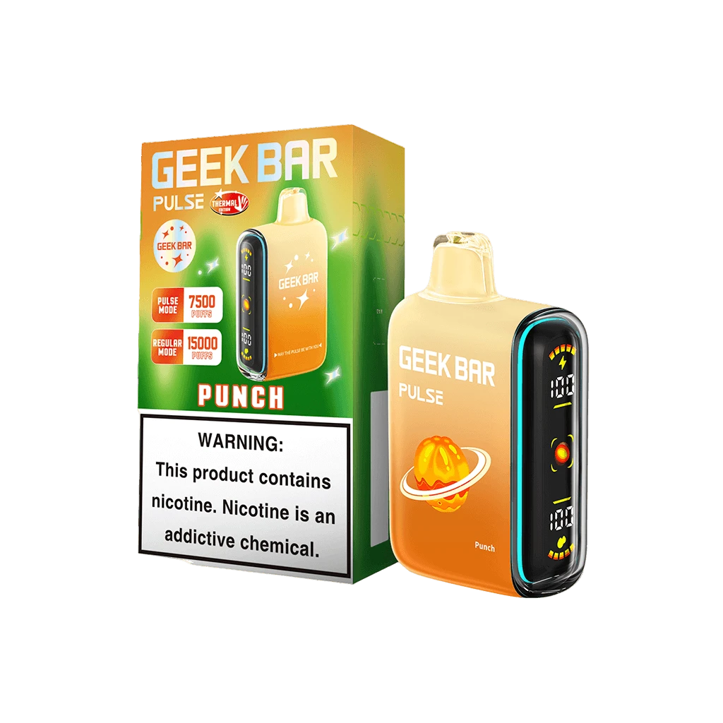 geek bar pulse where to buy within 5 mi Punch 15000 Twisted B Pop Geek Tropical Rainbow Blast Flavor:Coco Berry Bull