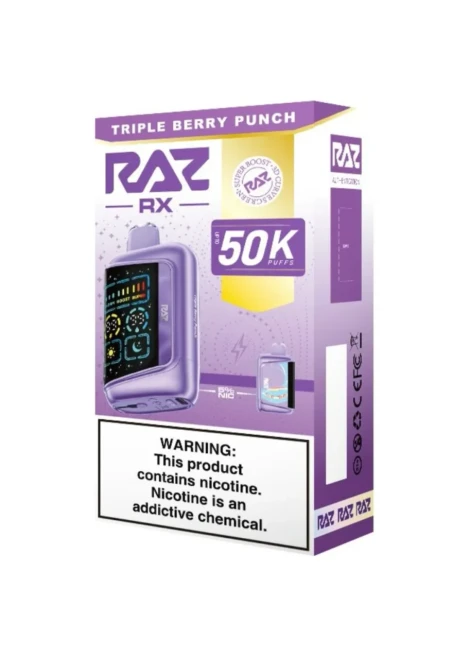 RAZ RX50K Disposable Vape Triple Berry Punch