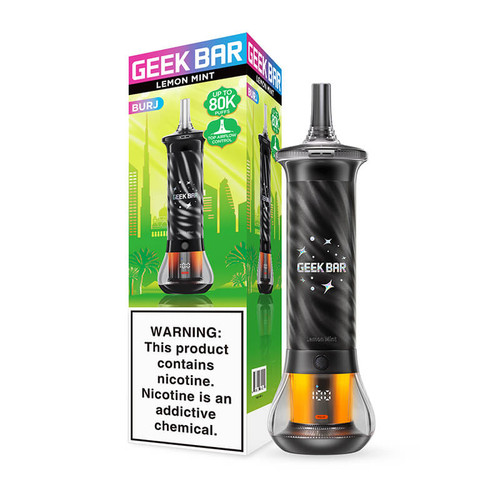 Geek Bar Burj 80K Disposable Vape Lemon Mint