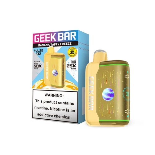 Geek Bar Pulse X 2 Banana Taffy Freeze