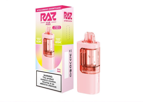 RAZ VUE 50K Disposable Pod Strawberry Shortcake
