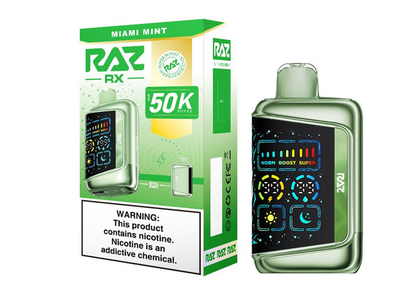 RAZ RX50K Disposable Vape Miami Mint