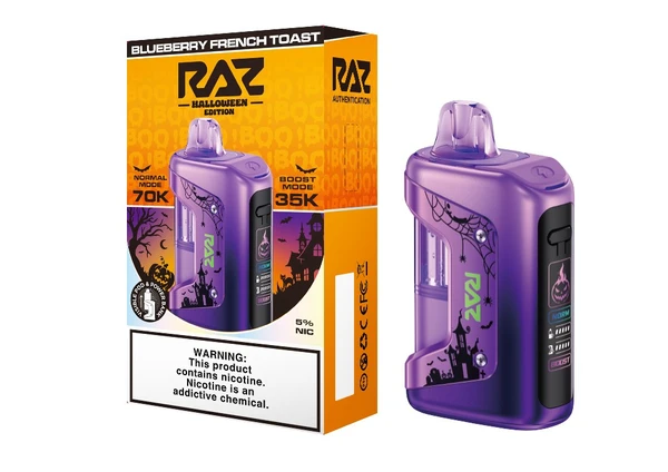 RAZ VUE 70K Halloween Edition Blueberry French Toast Disposable Vape Kit