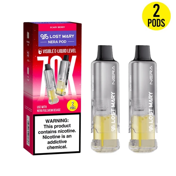 Lost Mary Nera Fullview 70K Pod - Scary Berry