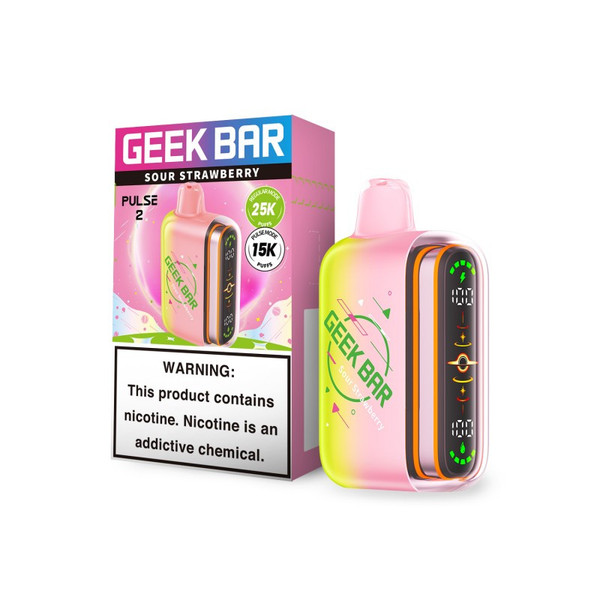 Geek Bar Pulse 2 25K Sour Strawberry